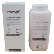AcrylX Xthetic HOT CLASSIC Heatcure POWDER ONLY - Shades: V5 Pink Veined or Pink V 02 - 1000g